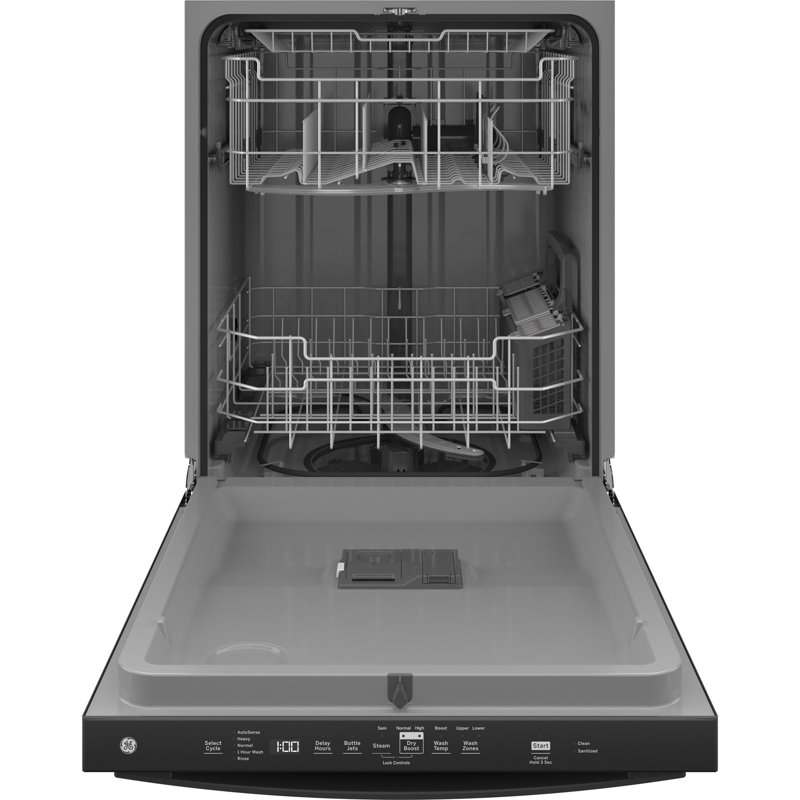 24" 50 dBA Built-In Digital Control Dishwasher, Black