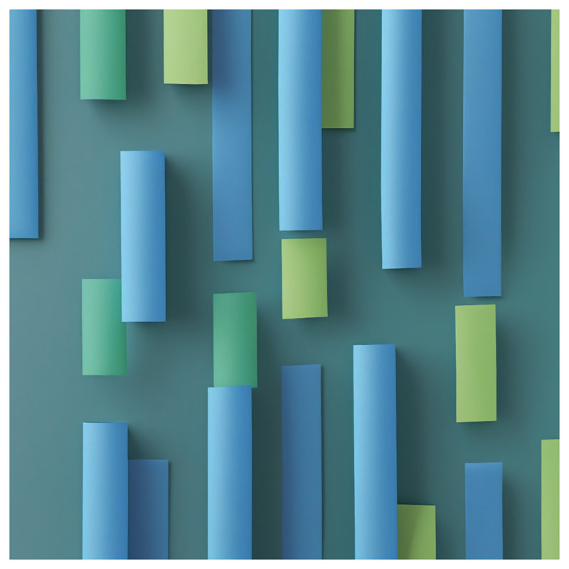 Rideaux rectangulaires à blocs abstraits, voilages et voilages à motifs géométriques - 1 panneau, 50 po x 92 po - 1 panneau