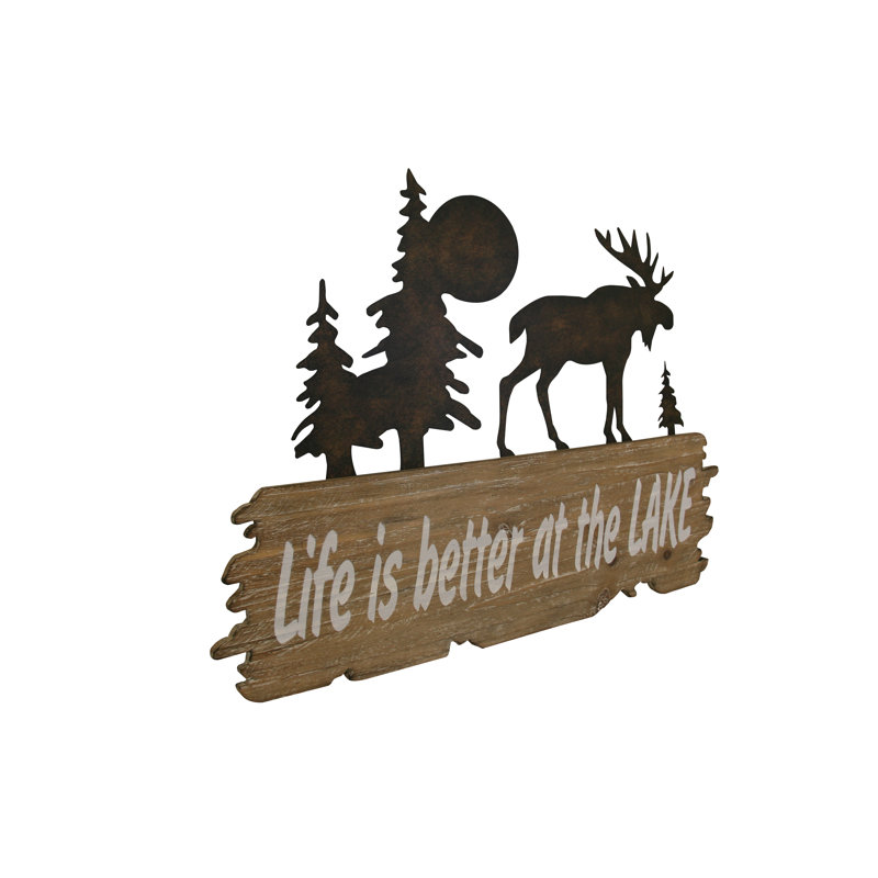 Handmade Rustic Landscape & Nature Wall Decor on Wood