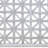 Set of Two Gray Geometric Lattice Wood Hanging Dimensional Sculptures