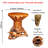 Rustic Azalea Tree Stump Root End Table - Handcrafted Live Edge Natural Wood Side Table for Log Cabin Decor