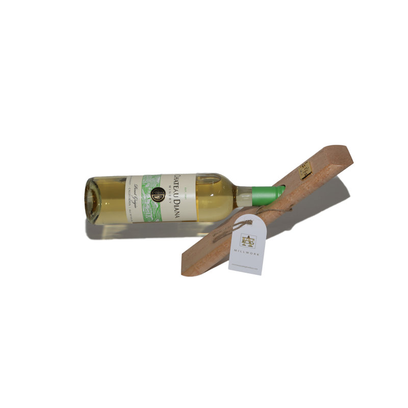 1 Bottle Solid Wood Wine Bottle Rack, Maple