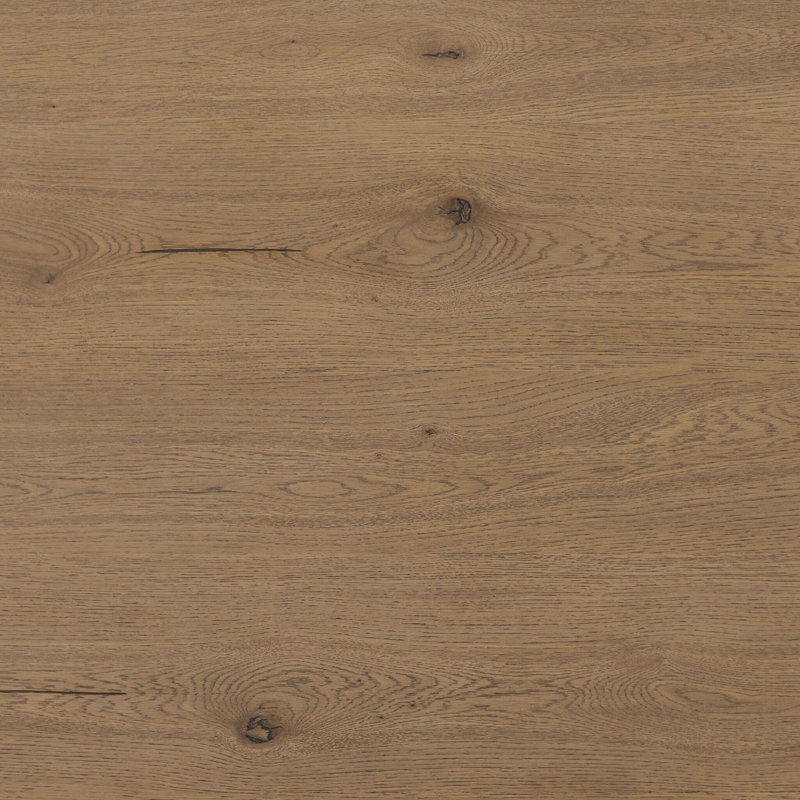 Huxley Dining Table 84"-Smoked Black, Rubber Light Oak, 30" H x 42" D x 42" W