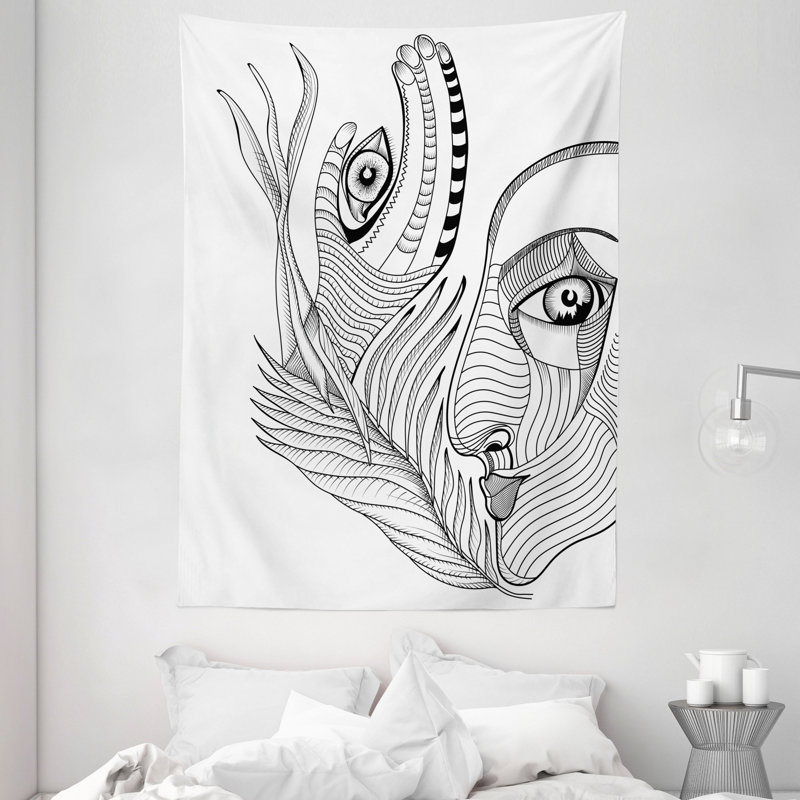 Polyester Tapestry, 80" H x 60" W