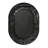 Enigma Iron Frame Oval Wall Mirror