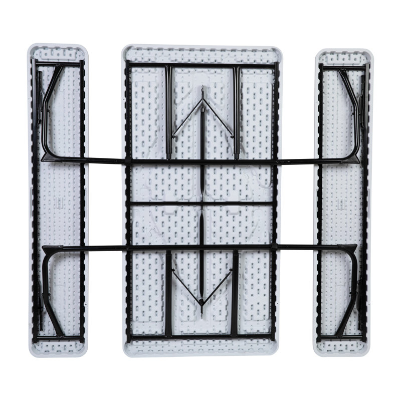Table de pique-nique et bancs Insta-Fold, Blanc