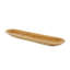 Plateau brun en bois de teck Aughalish