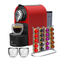 Bestpresso Espresso Machine Single Serve Coffee Maker  Compatible with Nespresso Original Capsules - Programmable, One-Touch,  Premium, Italian 19 Bar High Pressure Pump: Home & Kitchen