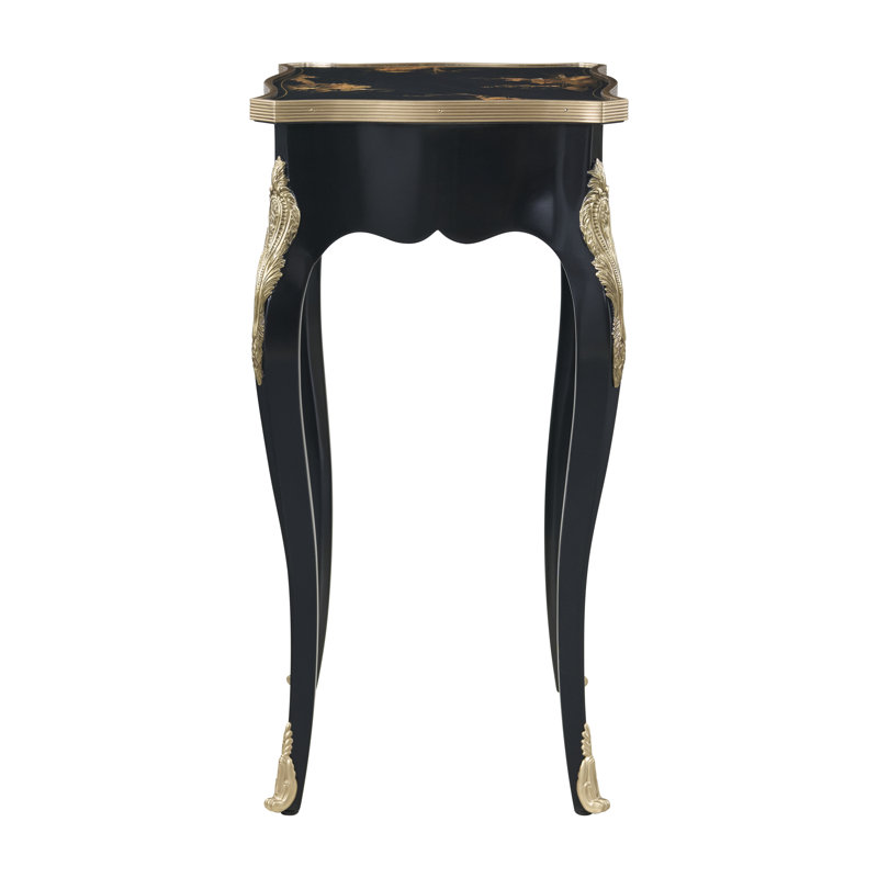 Brushwork Glass End Table