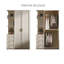 Garde-robe moderne simple de couleur unie