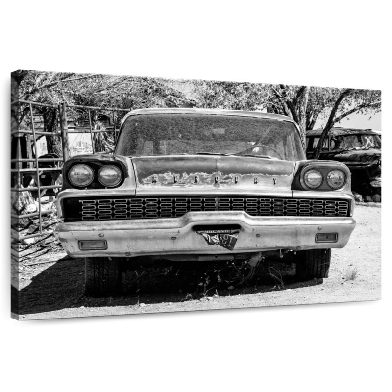 Mehar Black Arizona - Mercury Old Car, H 16 po x l 24 po