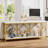 Très longue table d'appoint 70,86 po, console 2 niveaux-209094320
