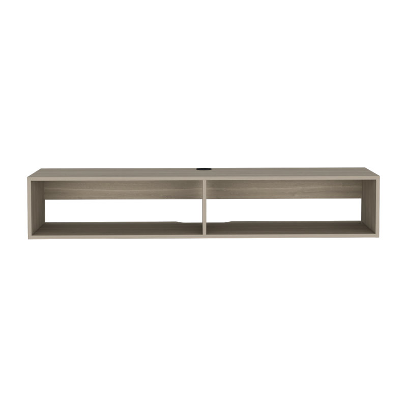 Floating Tv Stand Moore, Living Room, White Oak