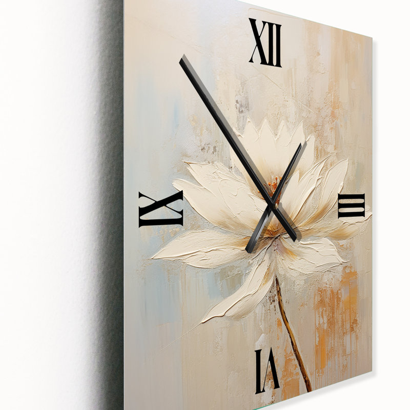 Janiza - Horloges murales fleurs, Très grand