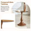 Table de bout à piédestal pour petits espaces Modern Glam-1134849994