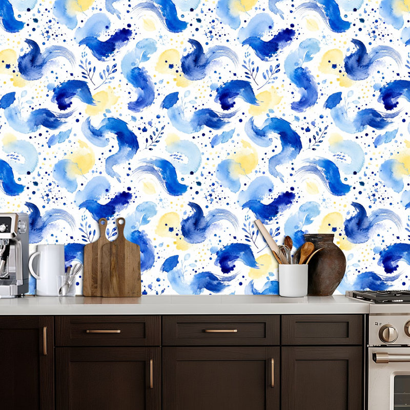 Papier peint adhésif auto-adhésif amovible à taches grises avec papier peint à motif grunge pour armoires de cuisine de chambre à coucher 17,7 po x 118 po