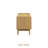  Sapa Mid-Century Modern Solid Wood TV Stand 4-Door Media Console with Carved Geometric Fronts for TVs up to 75", Effortless Assembly-30022967