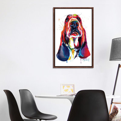 Basset 1 Piece Painting on Canvas