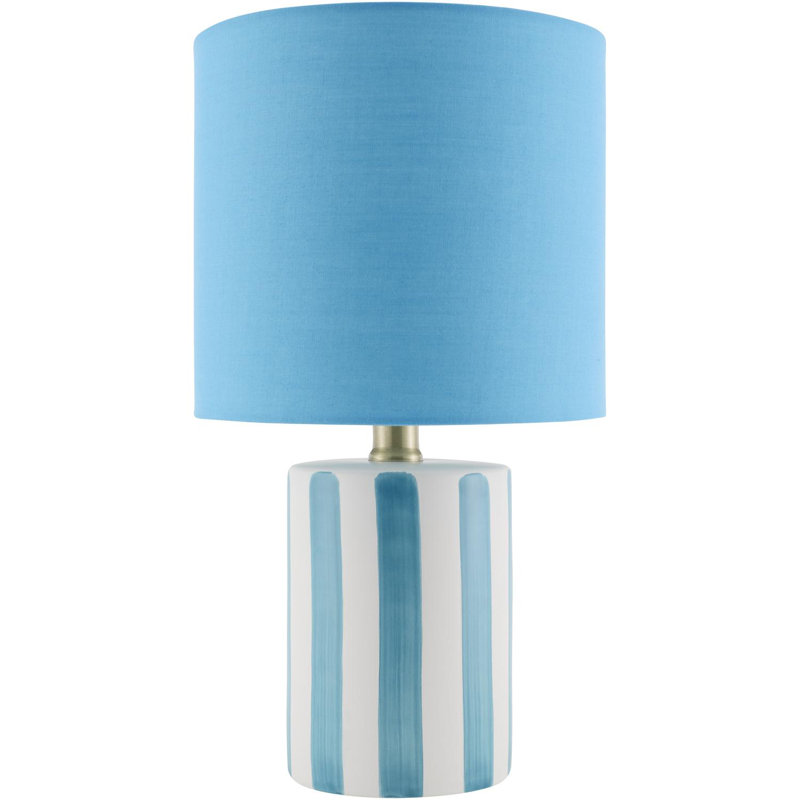Lampe de table Heurich, Bleu / blanc