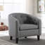 Fauteuil demi-tonneau touffeté-473885987