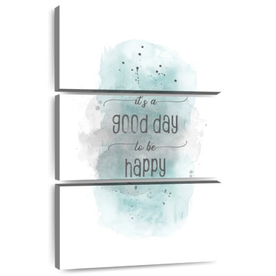Tergel Good Day To Be Happy Teal