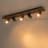 5-Light Track Light Kit With Rotatable Heads