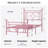 Eroftei Modern Metal Platform Bed Frame，No Box Spring Needed, Easy Assembly-981343047-981343048