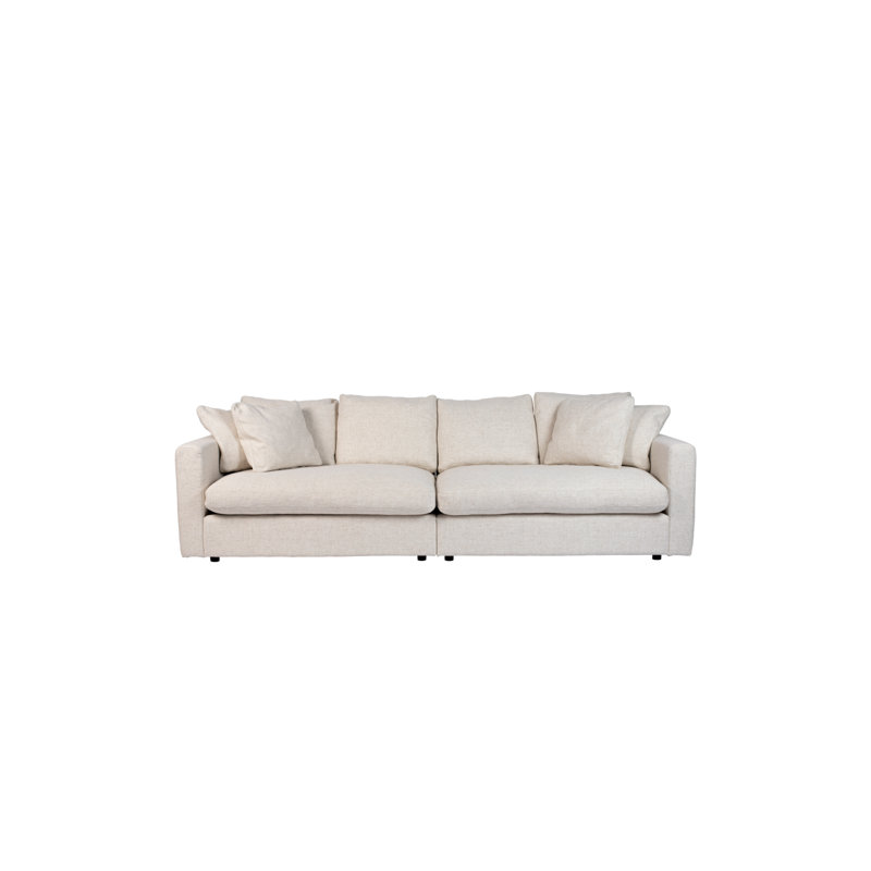 Sense Upholstered 105'' Sofa, Brown