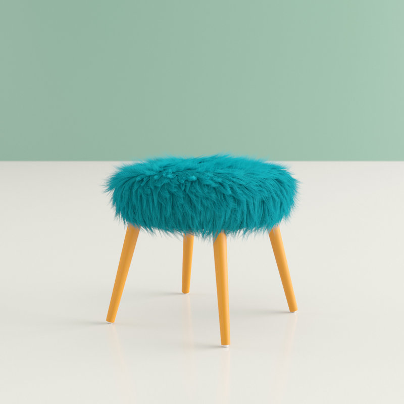 Tabouret de coiffeuse Ciandra, Turquoise