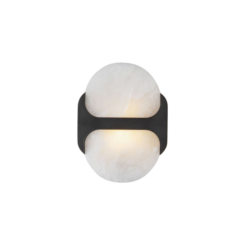 Urban Bronze Alabaster Diffuser Wall Sconce