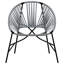 Garden Chair Set 3 Pcs Poly Rattan-814172