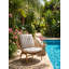 Chaise longue d'extérieur Papasan Cyril l 29 po x P 32 po x H 26 po