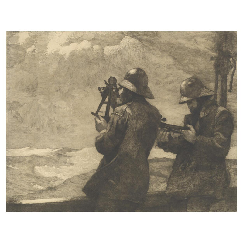 «Eight Bells» par Winslow Homer - Estampe numérique, H 32 po x l 40 po