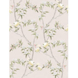 Spring Blossom Chinoiserie Floral Vine 33' L x 21" W Wallpaper Roll