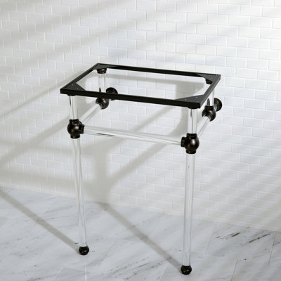 Kingston Brass Templeton Acrylic Console Sink Legs