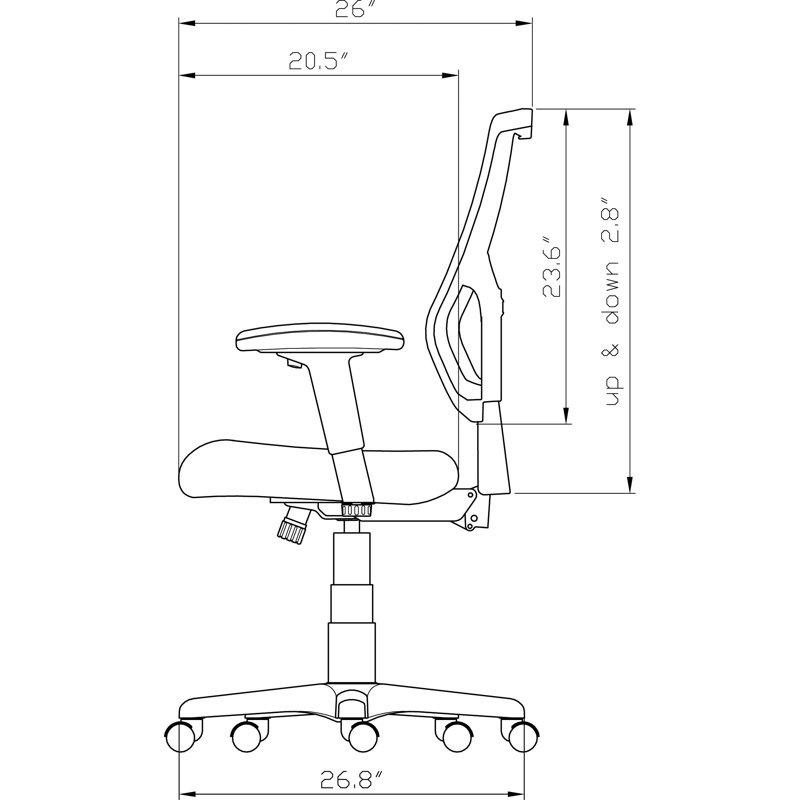 Papouche Microfiber / Microsuede Task Chair