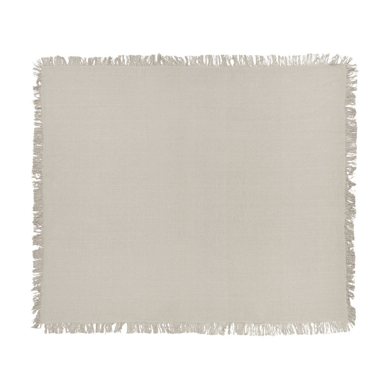 YERBENT Cotton No Pattern Bedspread, Grey