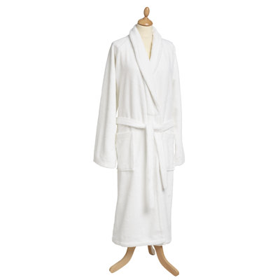 Joseline Velour Unisex Mid-Calf Bathrobe with Pockets