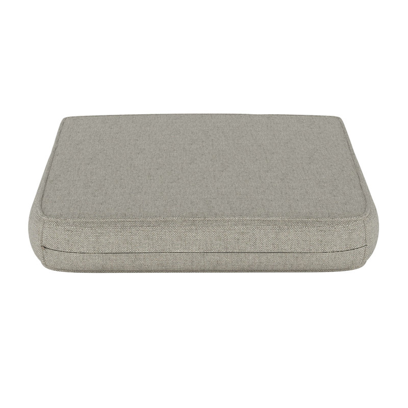 Outdoor Sunbrella® Seat Cushion, Spectrum Dove Sunbrella® Plainweave, 20" W x 18" D