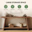 70.9-inch Soild Wood Console Table-1336575816