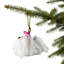 Arcadia Home Maltese Hand-Knit Ornament