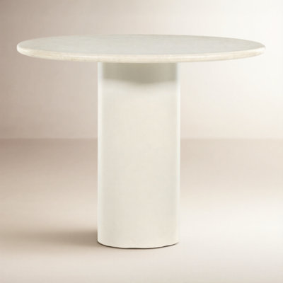 Calila 38'' Round Marble Dining Table
