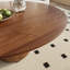 Round Mid-Century Modern Solid Wood Coffee Table For Living Room & Home Decor