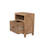 Solid Wood Tree Trunk 1-Drawer Filing Cabinet