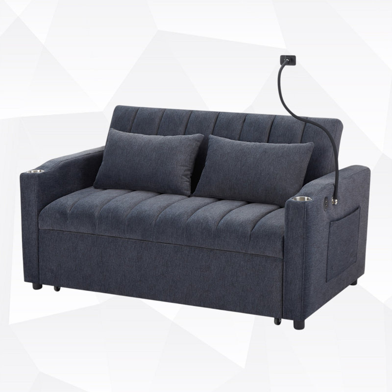 Sofa Bed, Blue