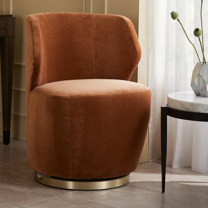 Poppy Swivel Barrel Chair