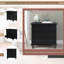 Ensemble de 3 armoires de rangement en bois 3 tiroirs, table de bout-1074007895