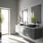 Donatello Sottile  18" L x 13" W x 4" H Rectangular Glass Vessel Bathroom Sink with 12" H Faucet-111806355-111806354