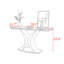 Console légère en pierre frittée de style luxueux.-129488545