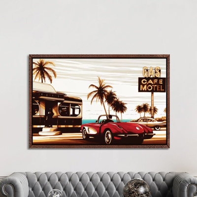 Diner By The Sea by Max Zorn - Print on Canvas